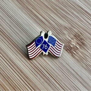 VINTAGE Spirit of '76 BICENTENNIAL Dual Flag